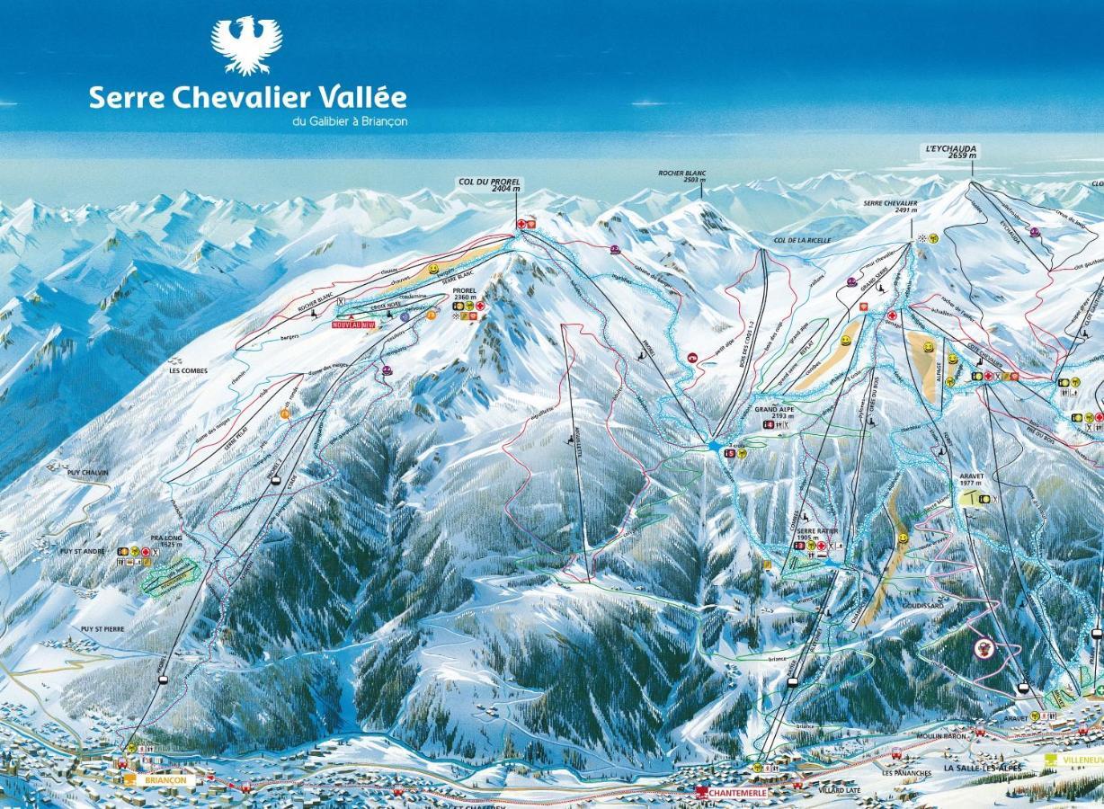 Nice Appt In Briancon Les Charmettes Esterno foto
